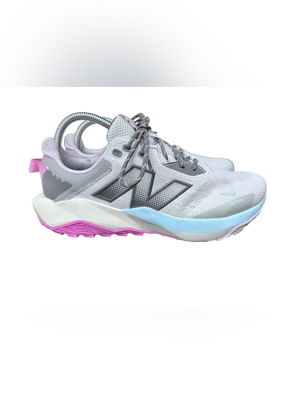 New Balance DynaSoft Nitrel v6 Gray Pink Athletic Hiking Trail Sneaker Womens 10